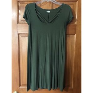 Hollister Green Mini Dress